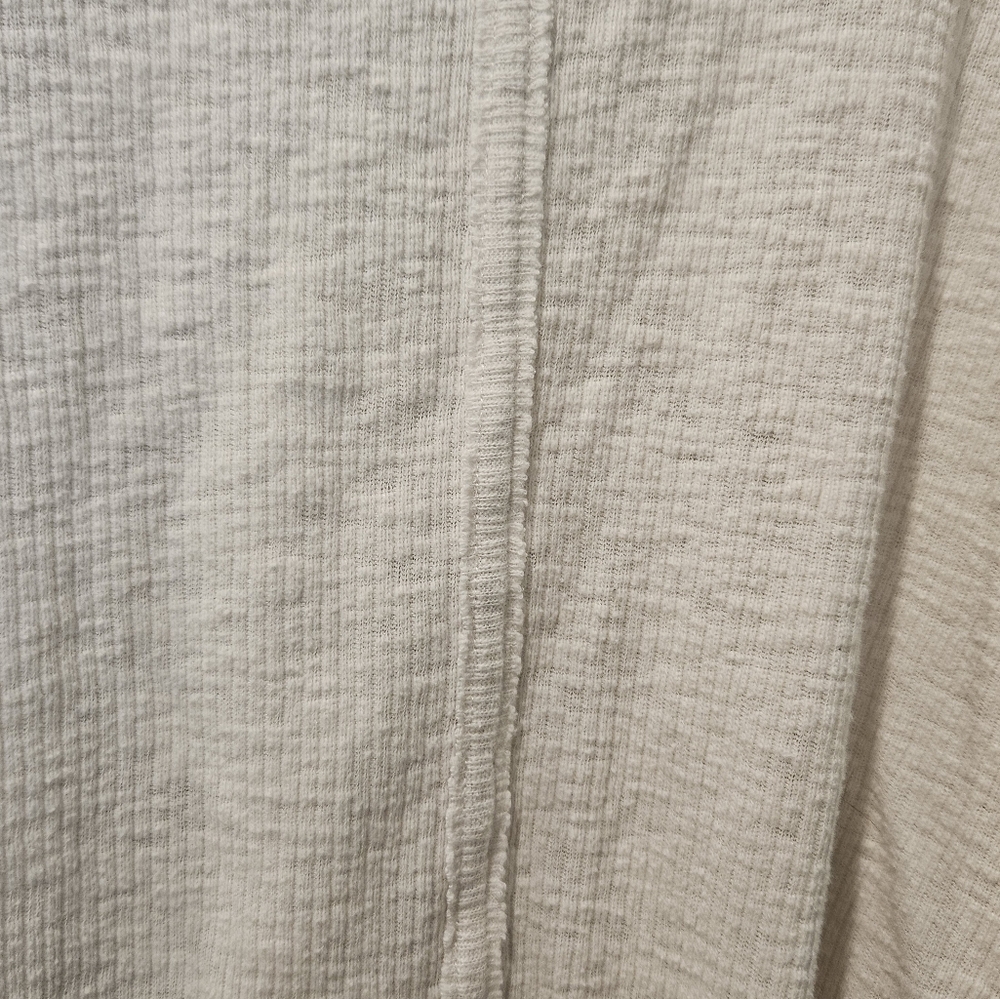 American Eagle Henly Tank Womans size Small cream flowy lettuce hem buttons - Picture 6 of 7
